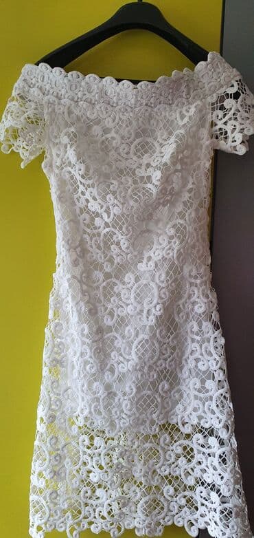 zenske mokasine sa platformom: S (EU 36), color - White, Evening, Short sleeves — 1