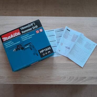komode od punog drveta: Nova makita bušilica hp1640 680w 16mm okretanje l/d nova — 3