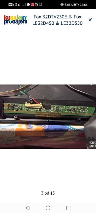 daljinski za tv sharp aquos: Fox 32DTV230E, Fox LE32D450 i Fox LE32D550 – delovi za televizore 32" — 4