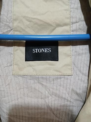 Ostale jakne: Muška jakna STONES – bež - Model: lagana prelazna jakna sa visokim — 4