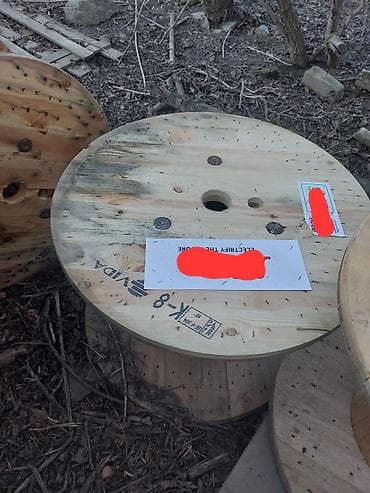 polovan nameštaj kupujemprodajem: Drveni koturovi/kalemovi za kablove – masivne, industrijskog tipa — 2