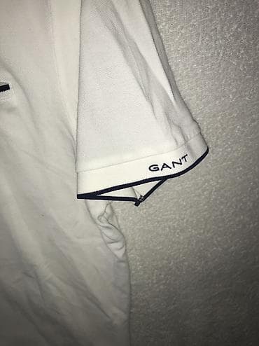 beli blejzer: Men's T-shirt Gant, bоја - Bela — 4