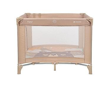 niski kreveti za decu: KIKKA BOO Prenosiva ogradica sa zipom ENJOY Bear – beige (Šifra: KKB5) — 4