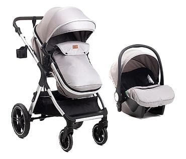 lalafo kolica za bebe: BBO Dory set 3u1 kolica za bebe – Grey (SKU: X1SGREY-80) Kompletno — 1