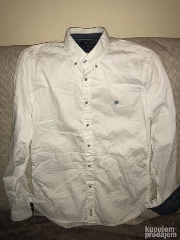 Jackets: Shirt Long sleeves, M (EU 50), Marc OPolo, color - White, Cotton — 1