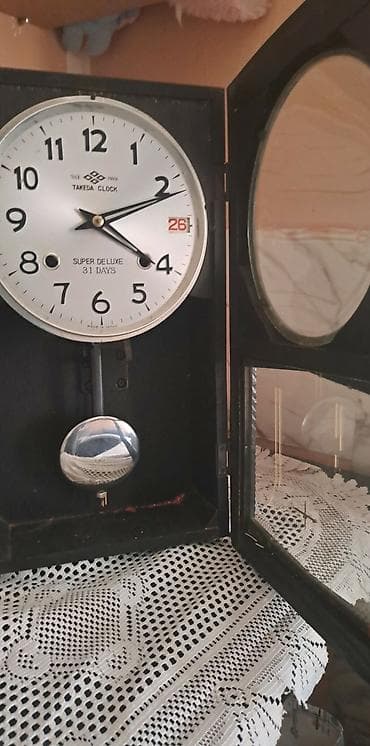 tv komode forma ideale: Zidni mehanički sat Takeda Clock – Super De Luxe 31 Days - Klasični — 3