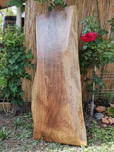 Stolovi: Ploča za sto od oraha 116*42 cm debljina 4 cm 3 puta lakirano
