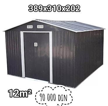Dečiji nameštaj: Metalne baštenske šupe – više modela i dimenzija Opis: - Robustne — 3