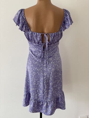 nasa duks h: Zara XS (EU 34), color - Purple, Cocktail, Short sleeves — 2