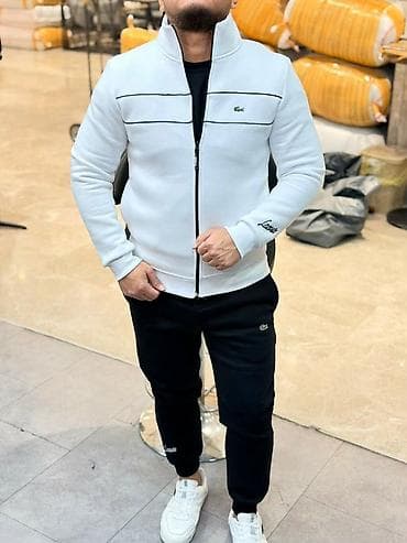 ski pantalone l: Komplet, M, Nike, bоја - Crna, Pamuk — 3