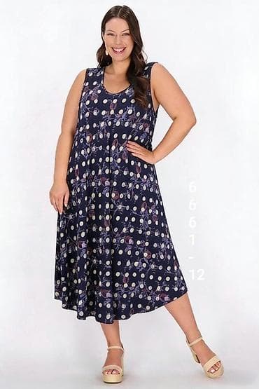 bez kais: 💫Ženska letnja haljina bez rukava – cvetni print
✅1850 din 
Xxl — 6