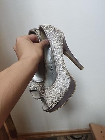 cipele zrenjanin: Elegantne ženske peep-toe štikle ALTER - Model: peep-toe salonke sa — 3