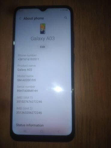 mobilna klima bez creva: Samsung Galaxy A03 — 11