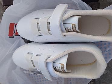 Ankle boots: Ženske bele patike sa čičak-trakama - Model: ženska patika — 3