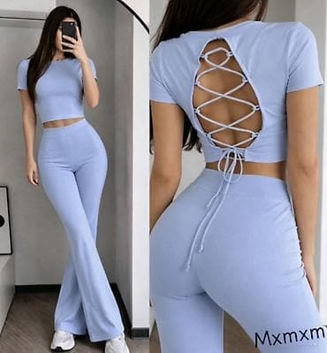 ps kombinezoni 2022: ✅Dvoset ženske garderobe sa kratkom majicom i pantalonicama visokog — 6