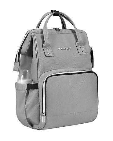 deciji satovi igracke: KikkaBoo Torba za mame Siena premium – light grey (Šifra: KKB2) — 4