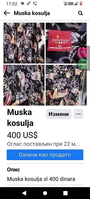 Shirt West-Fashion, color - Multicolored