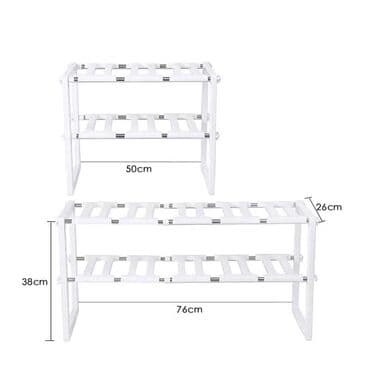 plasticne police: Cena 2000 dinara Organizator za skladištenje ispod sudopere Cevi od — 3