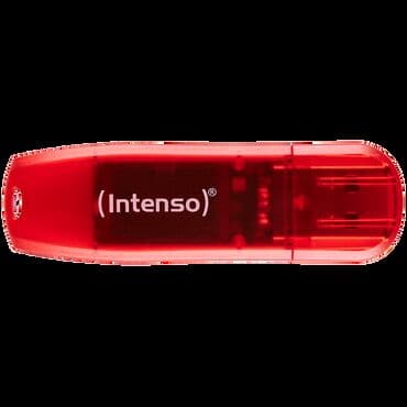 polovni tv novi sad: USB Flash drive 128GB Rainbow Line, crvena boja, materijal — 2