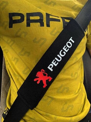 podmetac za auto sediste: Ukrasna navlaka za pojas peugeot- set dva komada elegantne navlake — 1