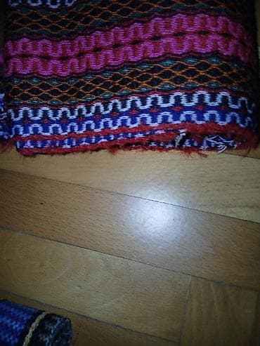 Muška odeća: Ručno tkani tekstilni pojas/trakа sa prugastim dezenom - Materijal — 4