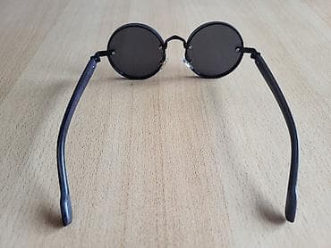 haljine za maturu piramida: Okrugle sunčane naočare – retro/steampunk stil - Tamno siva/crna — 8