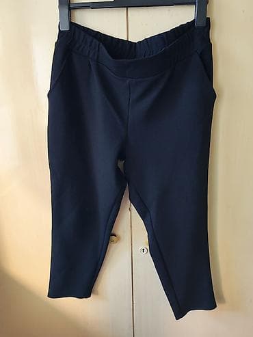Crne ženske pantalone – FM Casual, veličina XL - Model: kroj sa