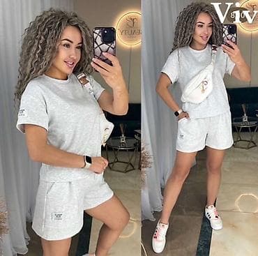 majice original: ✅Ženski komplet šorts + majica sa kratkim rukavima ✅S M L velicine — 4