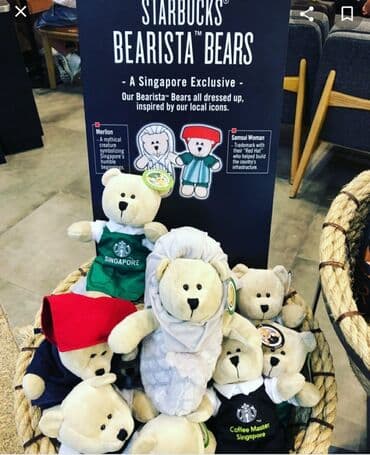 push up helanke new yorker: STARBUCKS bearista bear, plisani meda, Thailand, cena za komad. Svi su — 6