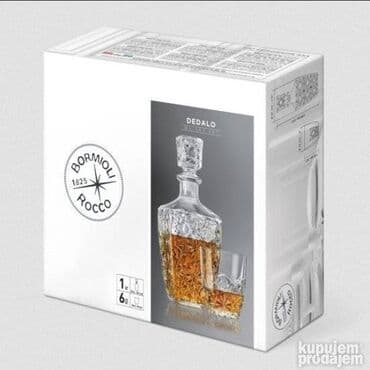 ruska raketa pumpa za vodu: Set za rakiju u i likere. Bormioli Set za visk i Dedalo 7/1 se — 1