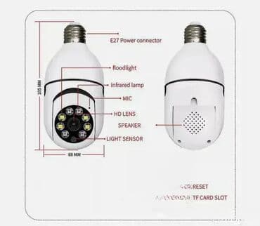 kamere u nisu: #1850 WiFi Panorama Camera Light Bulb; Raspoloživo još 2 kom; — 4