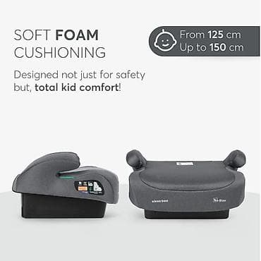 Autosedišta: KIKKA BOO I-Go i-Size buster sedište 125–150 cm – dark grey Šifra — 4