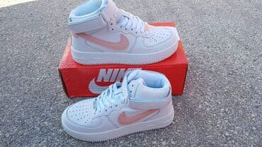 asics patike duboke: Extra cene air force duboke patike čiste bele i bele sa crnim znkaom — 2