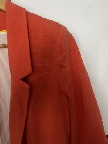 iqos lil solid boje: Ženski blejzer u jarko koralno/narandžastoj boji. - Kroj: klasičan s — 2