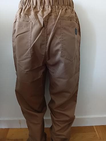 tasne mona: Muške radne pantalone – modeli sa gumom u struku - Materijal: čvrsta — 4