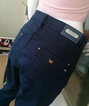push up pantalone: Teget Farmerice
Vel 32
Super model i kvalitet uvoz Turska — 1