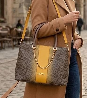 mackaste naocare za sunce: Elegantna ženska torba „MONA“ – shopper/tote model - Materijal — 1