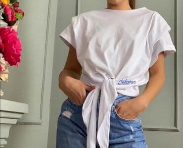 top ispod sakoa: S (EU 36), Cotton, color - White — 2