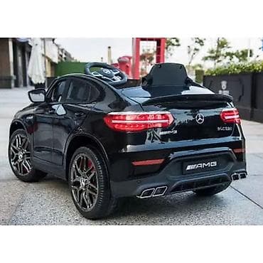 dečije sedište za auto: Mercedes GLC-Crni – auto na akumulator za decu do 7 godina Šifra — 6