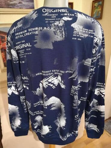 Donji delovi trenerke: Duks, 3XL (EU 58), 4XL (EU 60), bоја - Svetloplava — 5