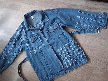 Women's Sweatsuits: Teksas jakna nova prelep model,odgovara do L veličine — 3