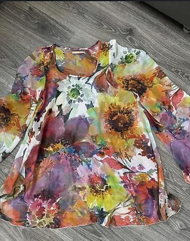 tech fleece 1:1: Prelep tanani kaftan za plažu sa širokim rukavima, S veličine — 3
