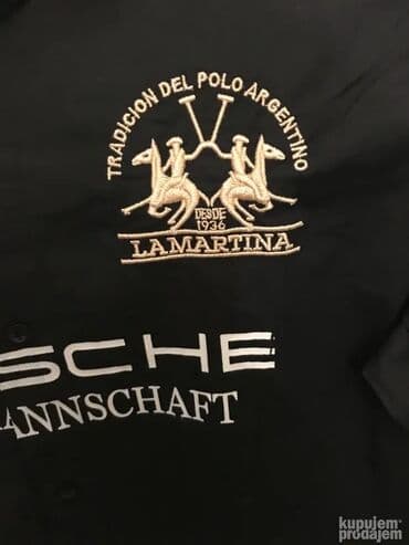 muska marama ispod kosulje: Original La Martina PORSHE kosulja XL NOVA 100% cotton Ramena 52cm — 5