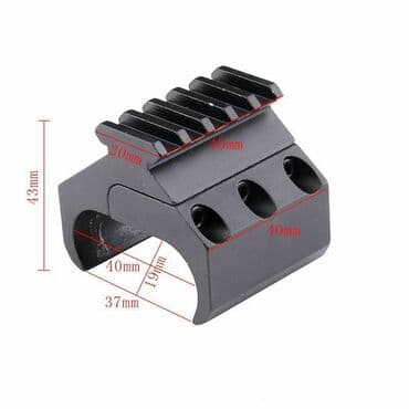 laki tricikl: Nosac lampe za položaru Metalni nosač za lovačko oružje, izuzetno lak — 5