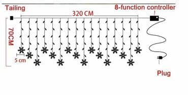 led dekoracija: Novo — 2