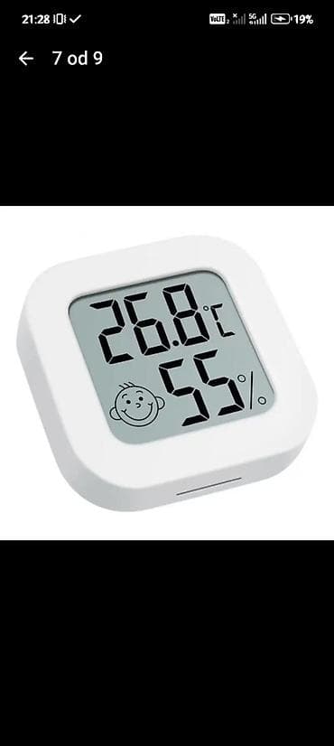 unior alati: Digitalni termometar–higrometar Anseny - Merenje temperature i — 6