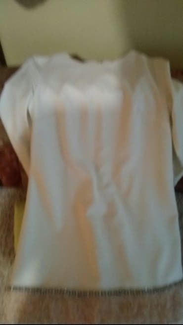 kaput od veštačkog krzna: L (EU 40), color - White, Long sleeves — 6