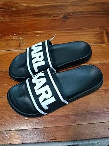 hermes papuce: Slippers 43, color - Blue — 2