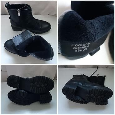 nike scorpion: Nove crne polučizme “Comer” - Materijal: prirodna koža - — 3