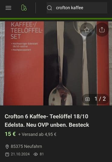 Kašike: Kasike desertne Crafon,oznaka 18/10 rosftaj Nemacka. Najbojlja marka — 5